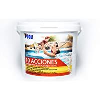 iFONT Cloro 10 acciones | Mantenimiento de Piscina | Tratamiento Multiacción | Formato 5 kg | POOLiberica